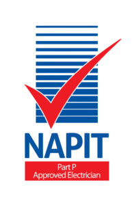 NAPIT logo Part P Approved Electrician for DM Electrical, electrician in Winchester